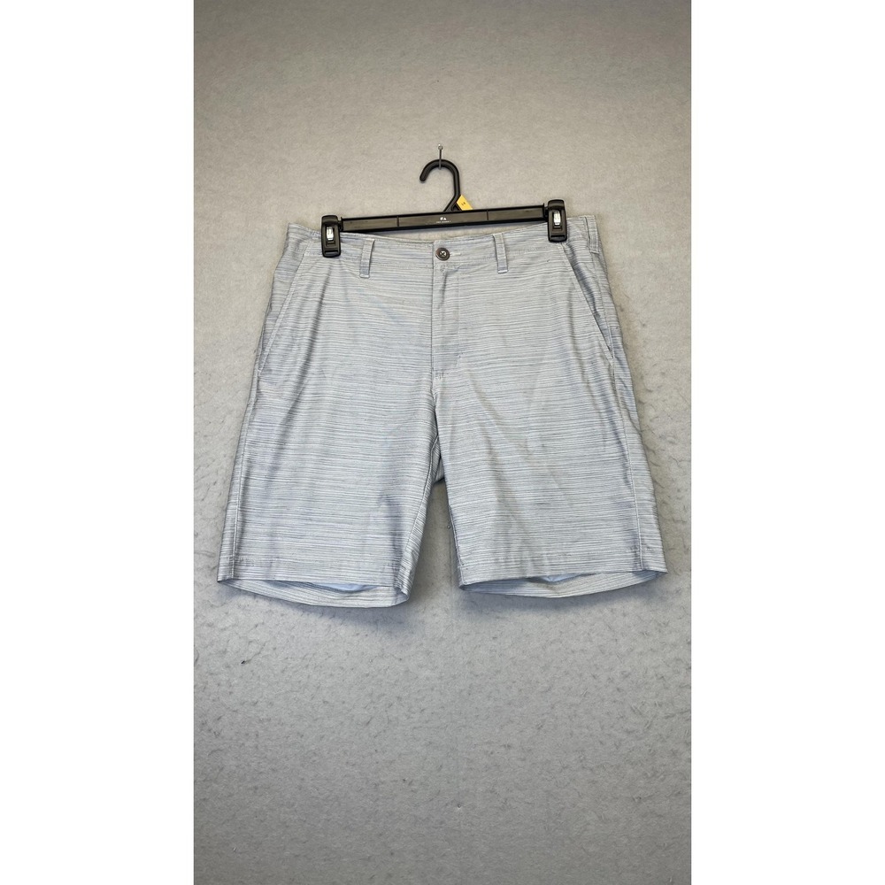 Roundtree & Yorke Shorts Mens 34 Gray‎ Performance Stretch Golf Flat Front Tech